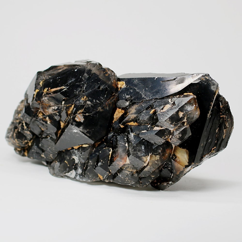 レア！トップクォリティ]ブラジル産ジャカレースモーキーモリオン原石