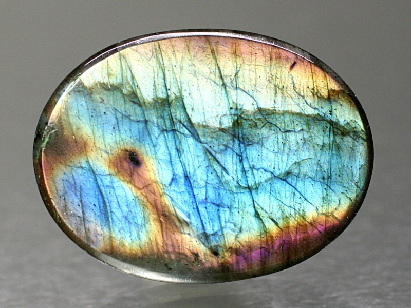 トップクォリティ]パープル＆ピンクラブラドライトルース - 埼玉県吉川