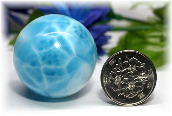 高品質]ラリマー丸玉/スフィア - 埼玉県吉川市の天然石専門店・水晶