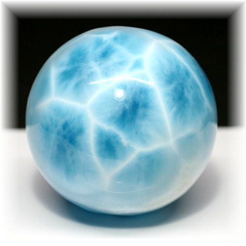 高品質・ドミニカ産]ラリマー丸玉/スフィア - 埼玉県吉川市の天然石