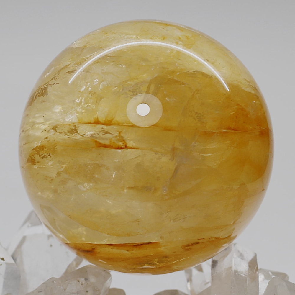 マダガスカル産ライモナイトインクォーツ丸玉/スフィア（球体直径59.1