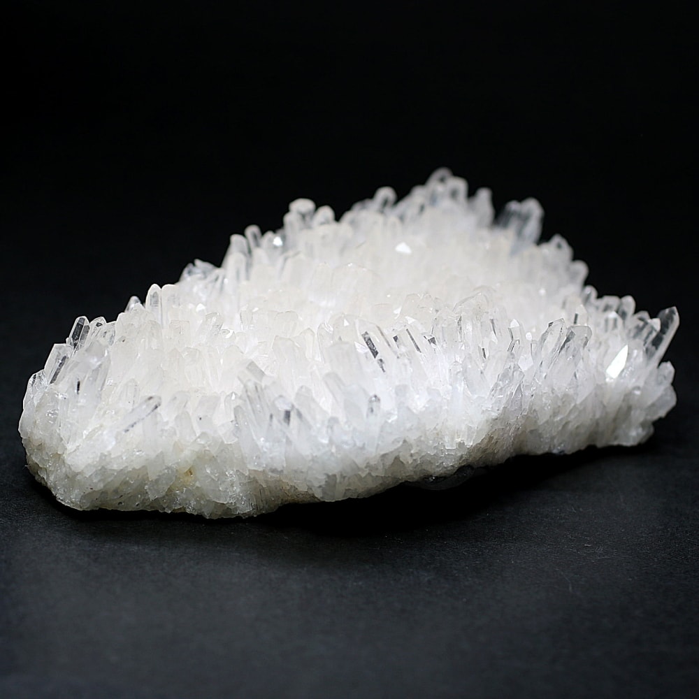 中国/四川省産]水晶クラスター/原石（専用木製台座付） - 埼玉県吉川市