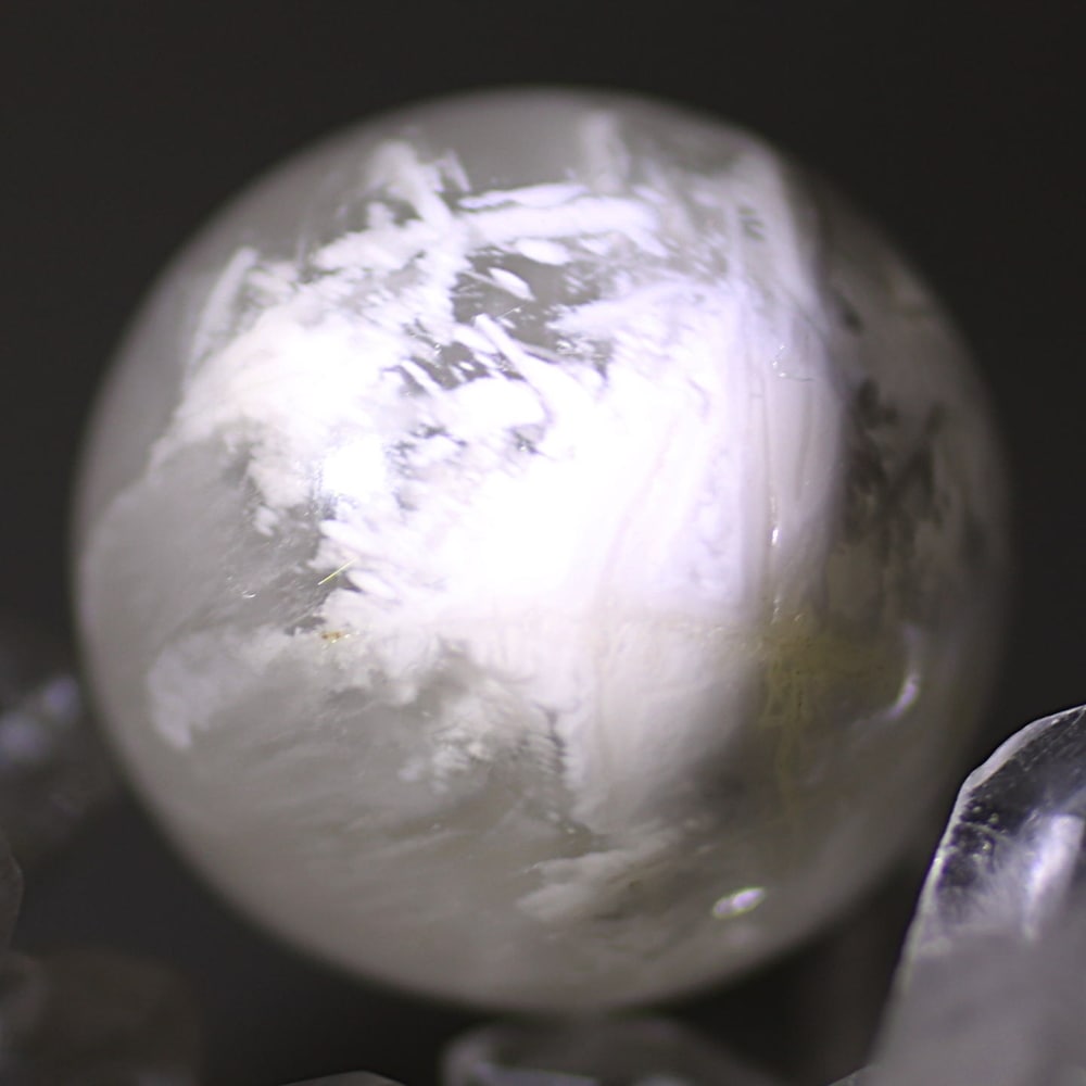 高品質]セリサイトインクォーツ丸玉/スフィア（直径25mm） - 埼玉県