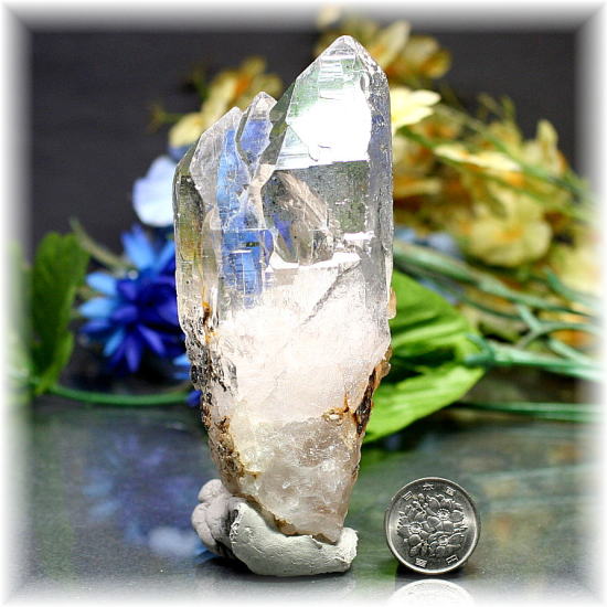 パキスタン/スカルドゥ産]ヒマラヤ水晶原石ナチュラルポイント - 埼玉