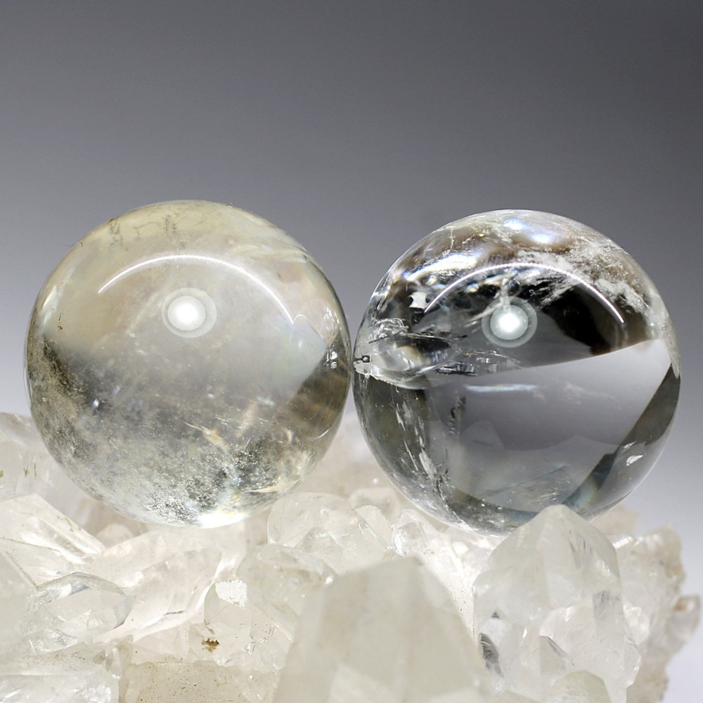 高品質]レインボーシトリン水晶玉/アイリスクォーツスフィア（丸玉直径