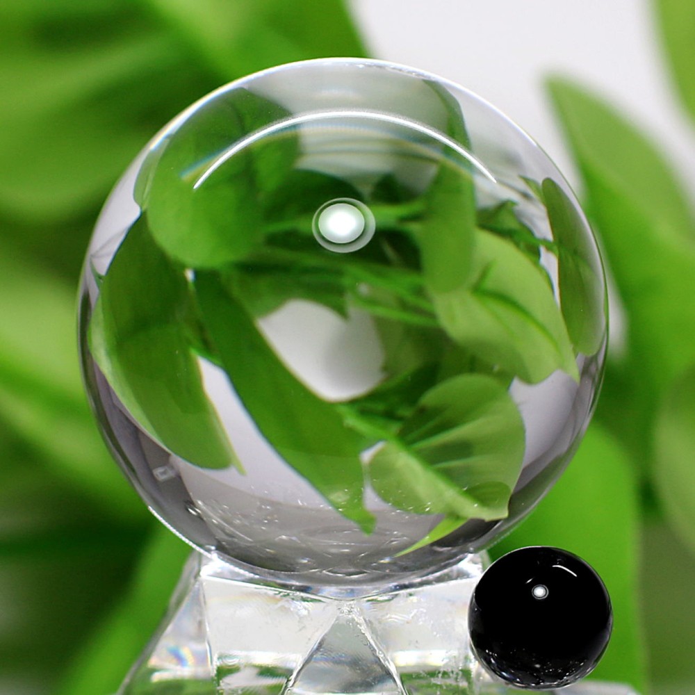 ブラジル産]天然無垢本水晶玉/3cmUP丸玉/天然本物透明スフィア（直径