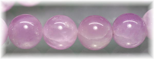 ピンククンツァイトブレスレット（約11mm玉） - 埼玉県吉川市の天然石