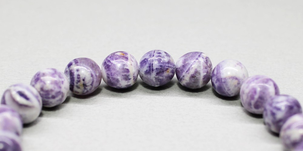 高品質]ティファニーストーンブレスレット（約8.5mm玉） - 埼玉県吉川