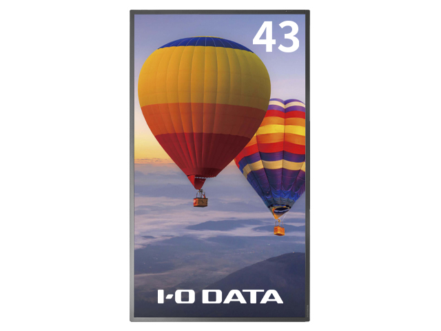 LCD-AHU431XDB | 4K対応＆広視野角ADSパネル採用 43型（可視領域42.5型