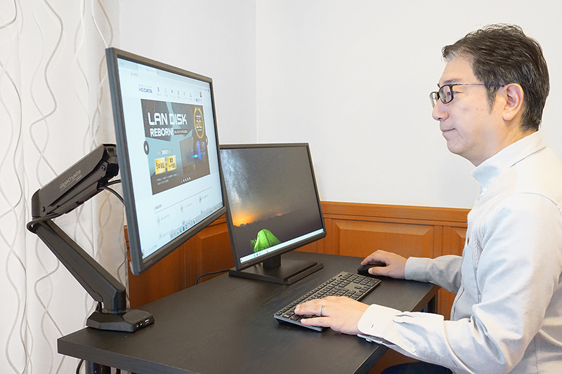 DA-ARMS4 | モニターアーム（シングル） | アイ・オー・データ機器 I-O