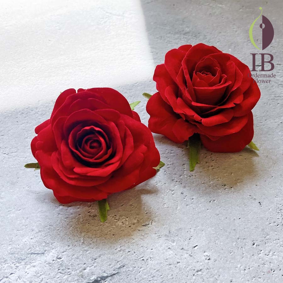 プリザーブドフラワー アートフラワーバラの髪飾り250415m