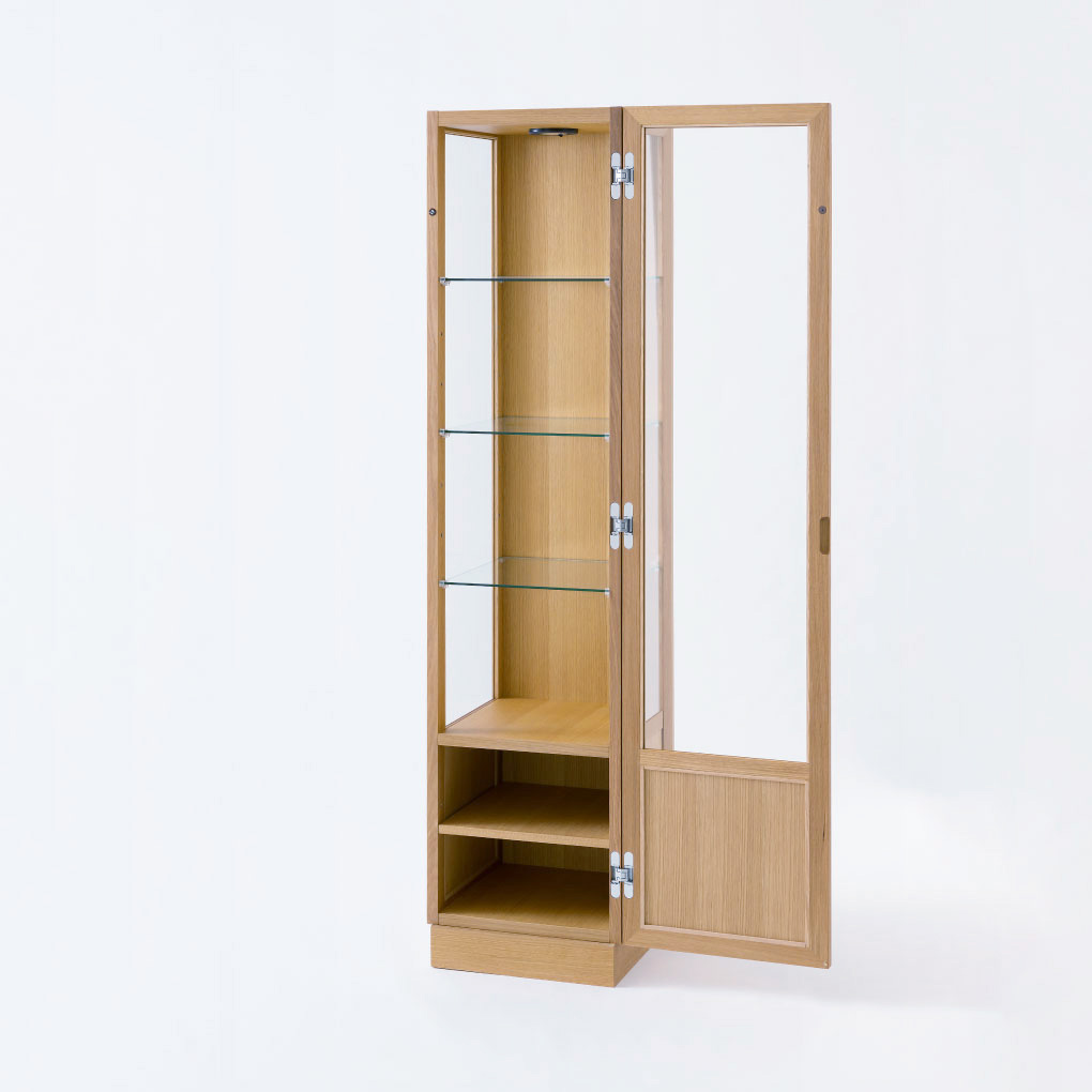 飛騨産業 キュリオケース「スタンダードコレクション SD570NH」幅40cm