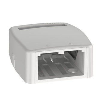 JOQ20000 2ポートローゼット空BOX: ネットワーク・電気工事材料