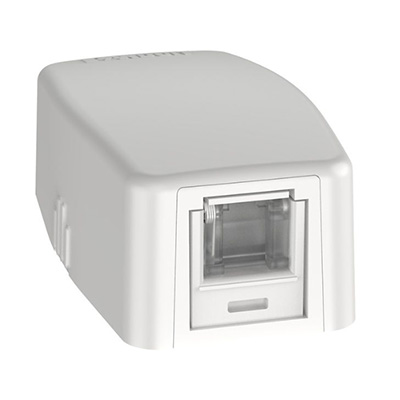 JOQ1H6A00 1ポートCat6Aローゼットキット シャッター付: ネットワーク