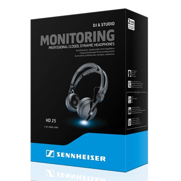 SENNHEISER HD25(定番・コンパクトヘッドフォン)(密閉型)(ゼンハイザー