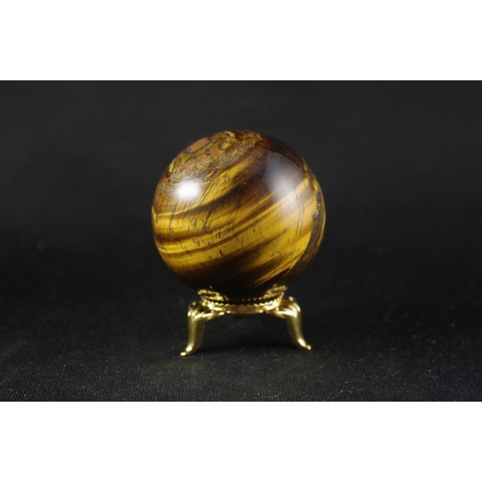 タイガーアイ（虎目石）丸玉45．5mm 天然石販売 名取貴石 天然石