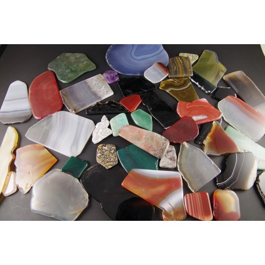 天然石板詰め合わせ 500g 天然石販売 名取貴石 天然石・国産原石の