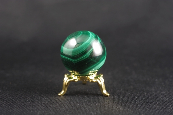 マラカイト (孔雀石) 原石 448g 天然石販売 名取貴石 天然石・国産