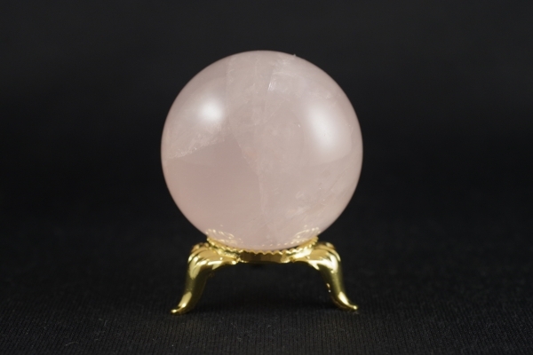 天然水晶 丸玉（龍彫り）35mm 天然石販売 名取貴石 天然石・国産