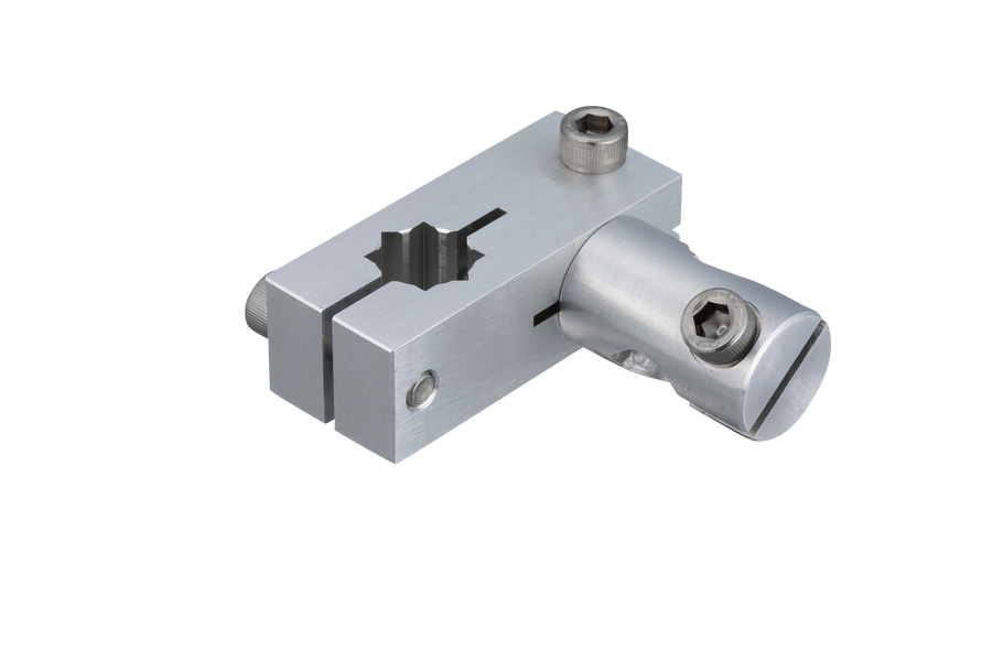 センサブラケット XYフリージョイント (丸-角シャフト用/角-丸シャフト