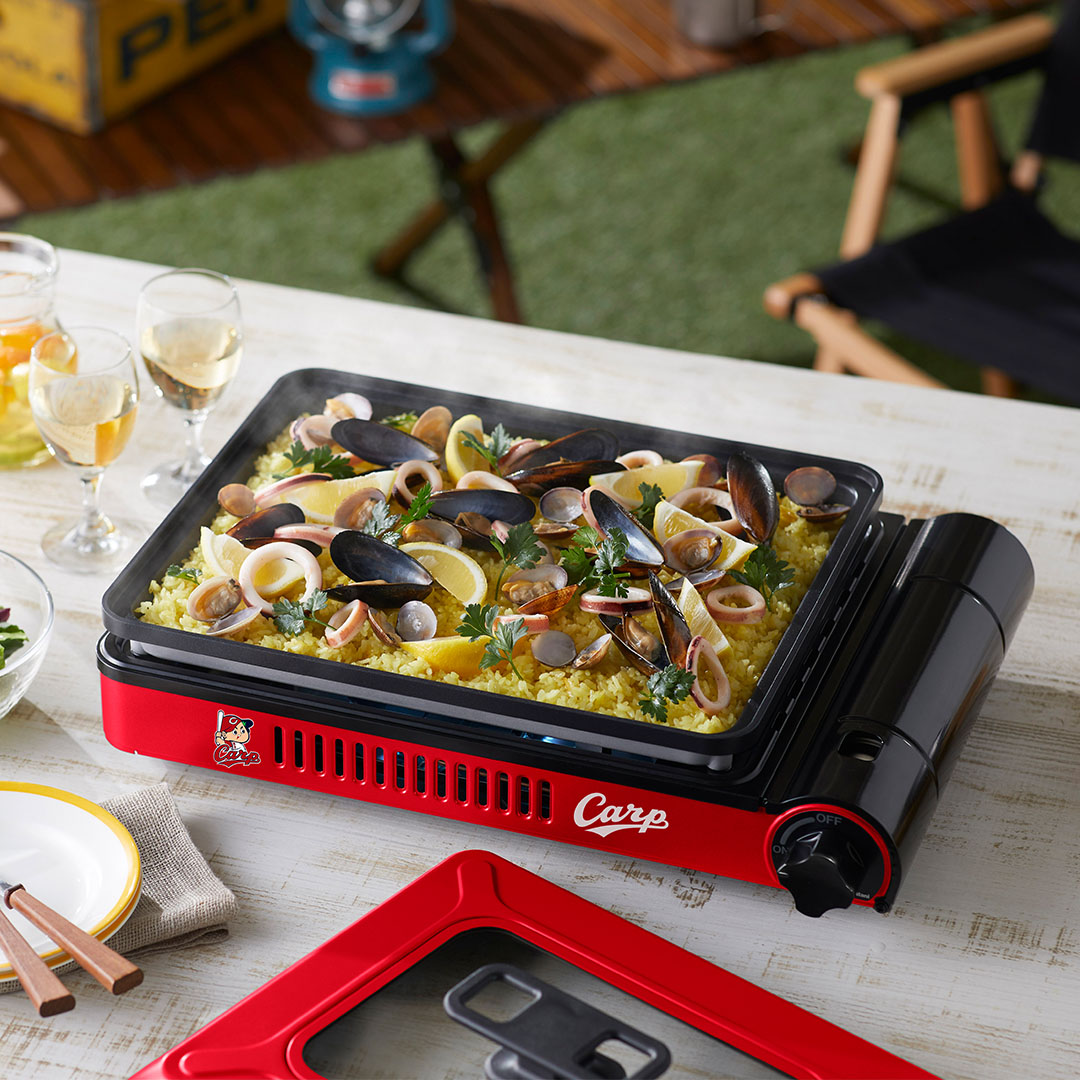 イワタニ カセットガスホットプレート 焼き上手さんCarp CB-GHP-B-CARP