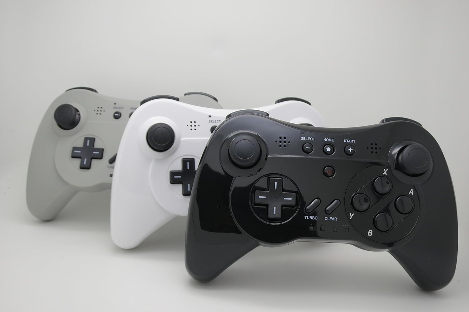 NEXiLUX Wii U Wireless 3-in-1 Classic Pro Controller Gamepad