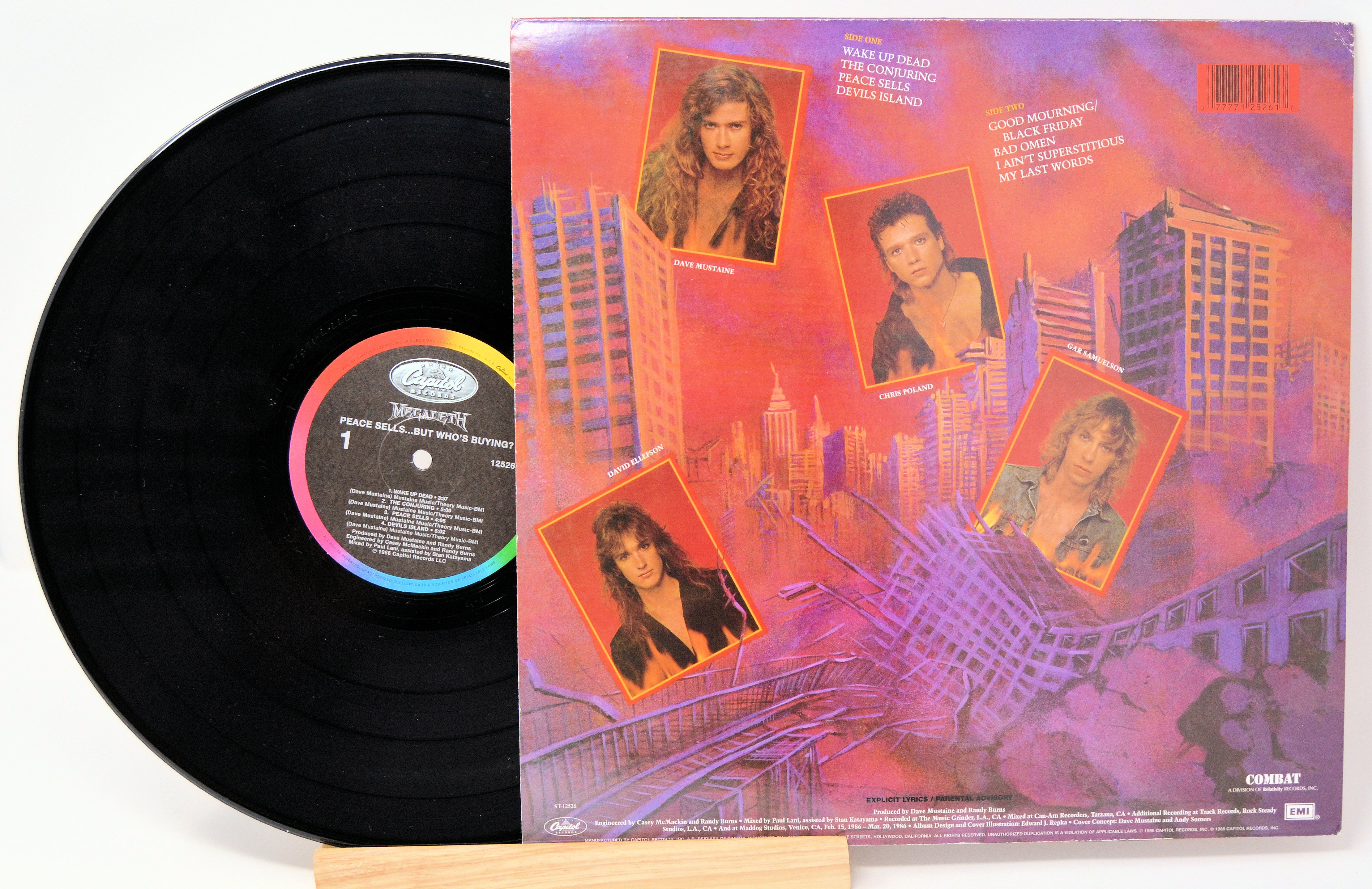 Megadeth - Peace Sells, Vinyl Record Album LP, Pre-Owned – Joe's