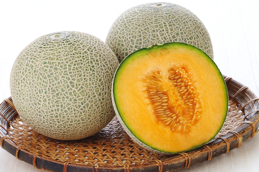 ◎茨城県産クインシーメロン 3L×4玉入（秀・優） 【4月17日頃より順次