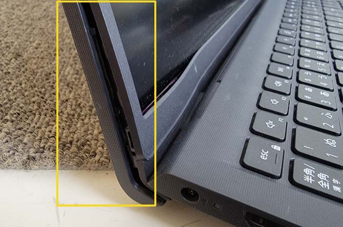 ヒンジ部分破損 DELL Vostro 15 3510 徳島県｜パソコン救急病院ジャム