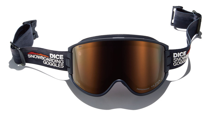 送料無料】DICE GOGGLE GOODMAN MBK [レンズ]Photochromic/Ultra Light