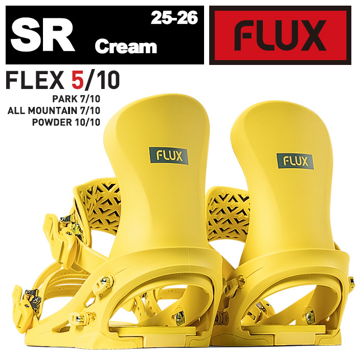 送料無料】 FLUX BINDING SR CREAM 25-26 フラックス ビンディング
