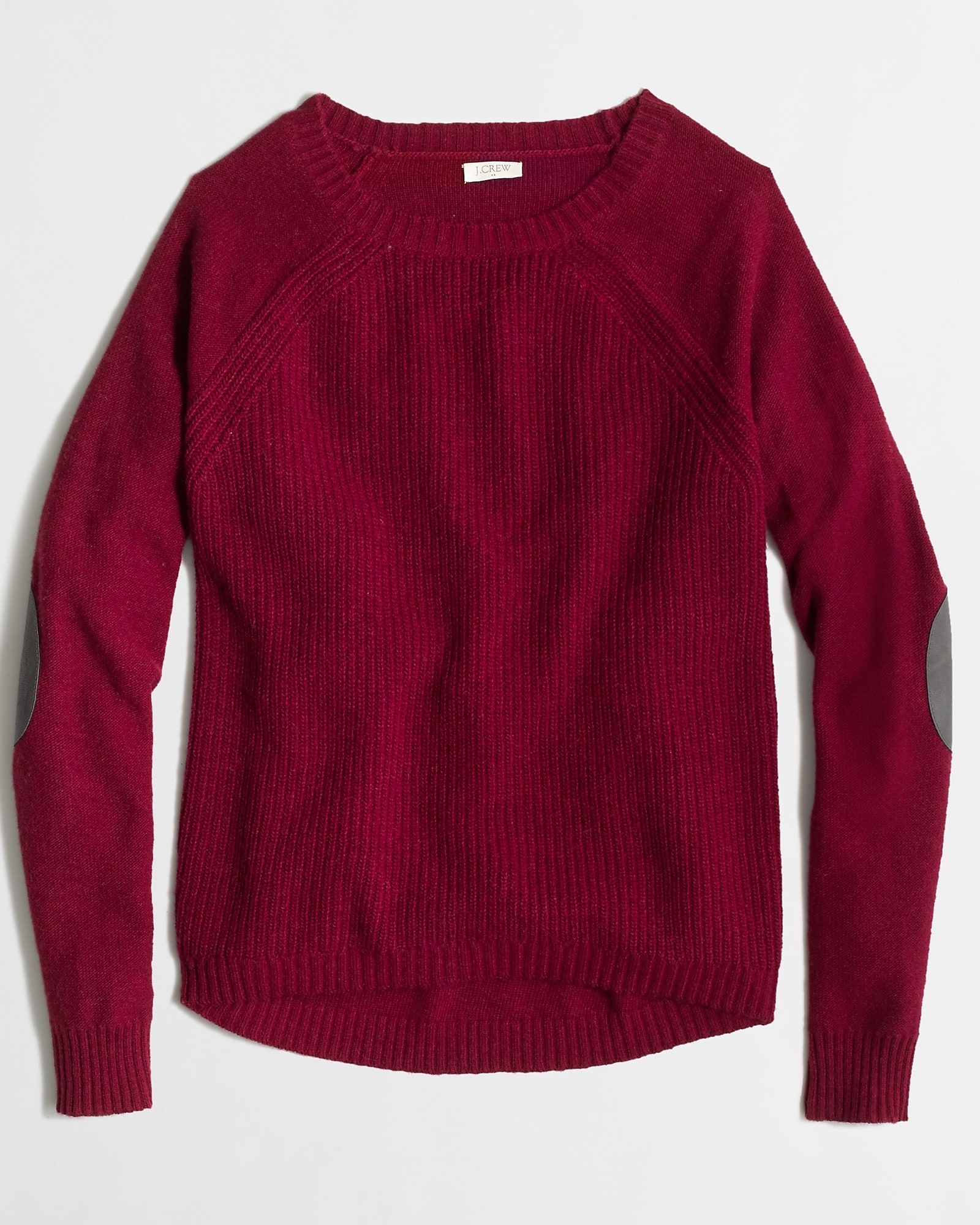 Factory Warmspun Swingy Elbow-patch Sweater For Women | Factory