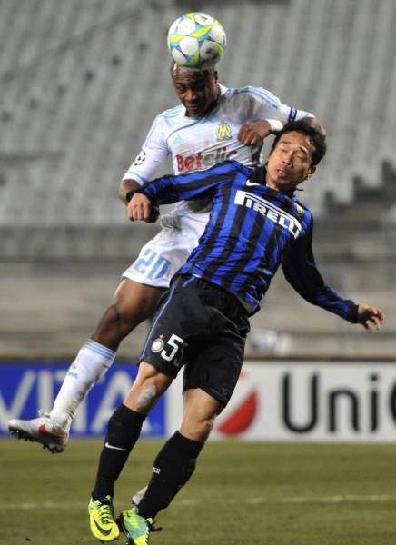 長友佑都（インテル） 欧州CL決勝トーナメント1…：欧州のサムライ