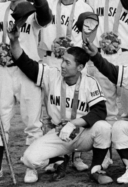 島本講平（箕島）1970年 第42…：選抜高校野球「思い出甲子園」 写真