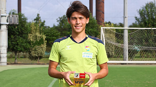 J2受賞者 徳島ヴォルティス MF54 永木 亮太：明治安田Jリーグ KONAMI