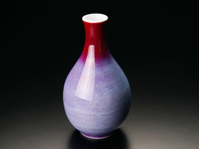 有田焼】鶴首花瓶 彩雲 - JTOPIA