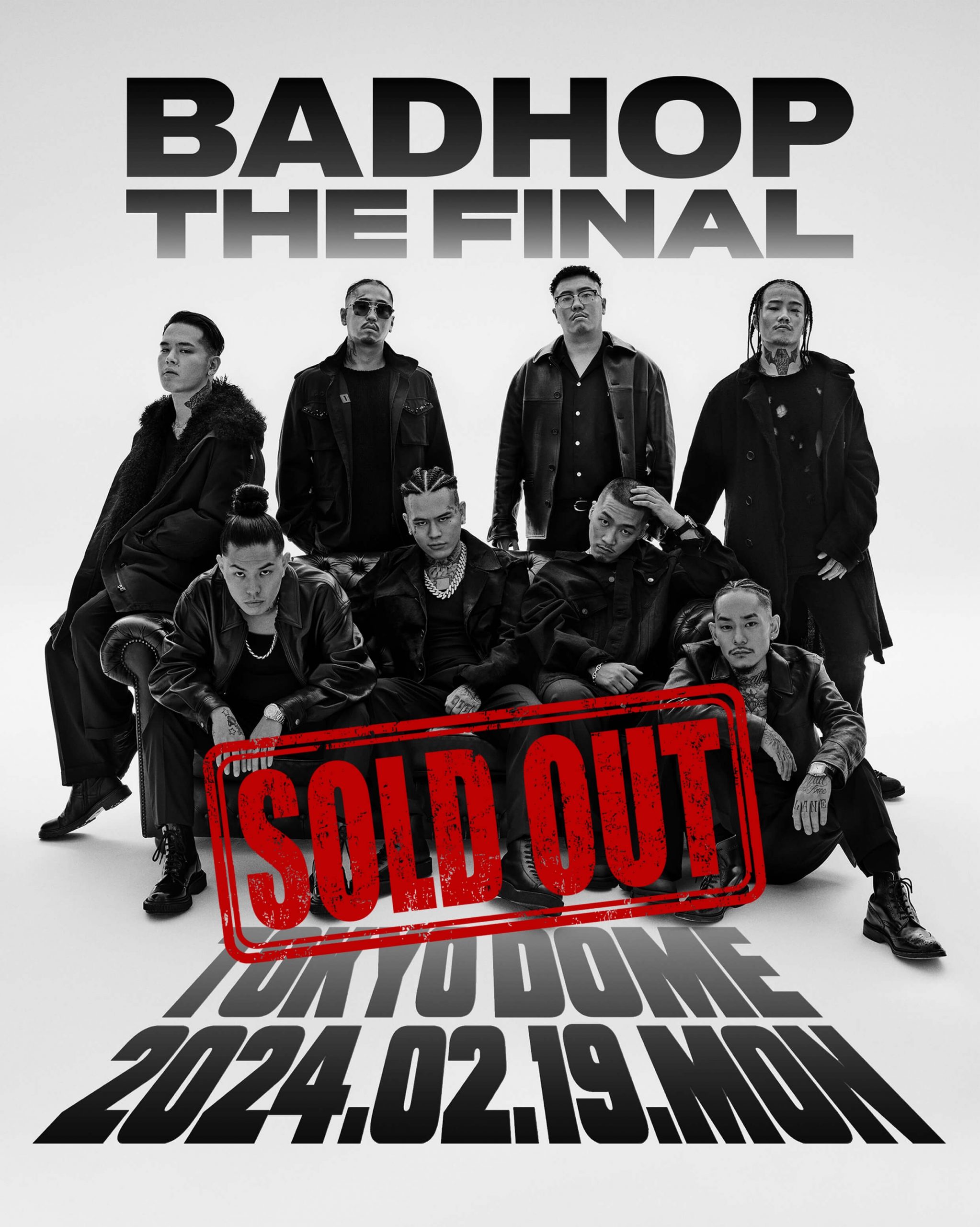 BAD HOPの解散ライブ『BAD HOP THE FINAL at TOKYO DOME』が完全