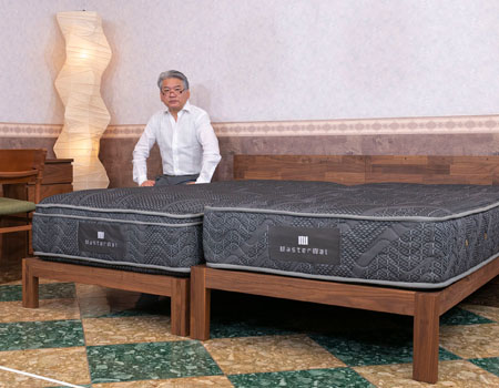 MasterWalでつくる6畳のベッドルーム アカセ木工：MasterWal(マスター