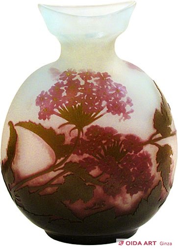 エミール・ガレ 花瓶 | 絵画など美術品の販売と買取 | 東京・銀座 おい