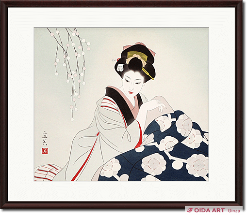 志村立美 日本の女 こたつ | 絵画など美術品の販売と買取 | 東京・銀座