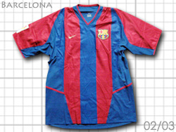 バルセロナ NIKE ユニフォームショップ 2002－2003 Barcelona Home