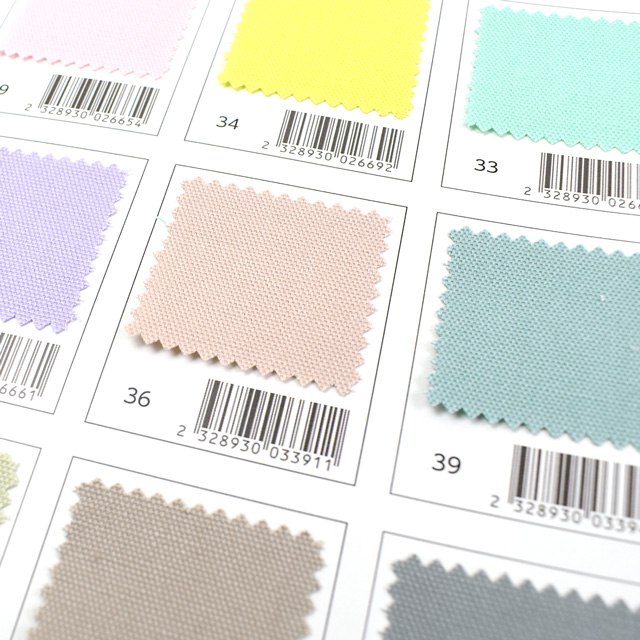 生地カラーサンプル帳 オックスシリーズ（OX3847・HSK960/970/980