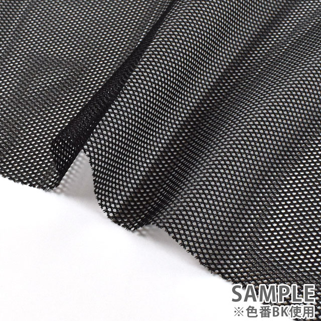 生地 クールマックス メッシュ 小（CX4000） BK.黒 オカダヤ(okadaya