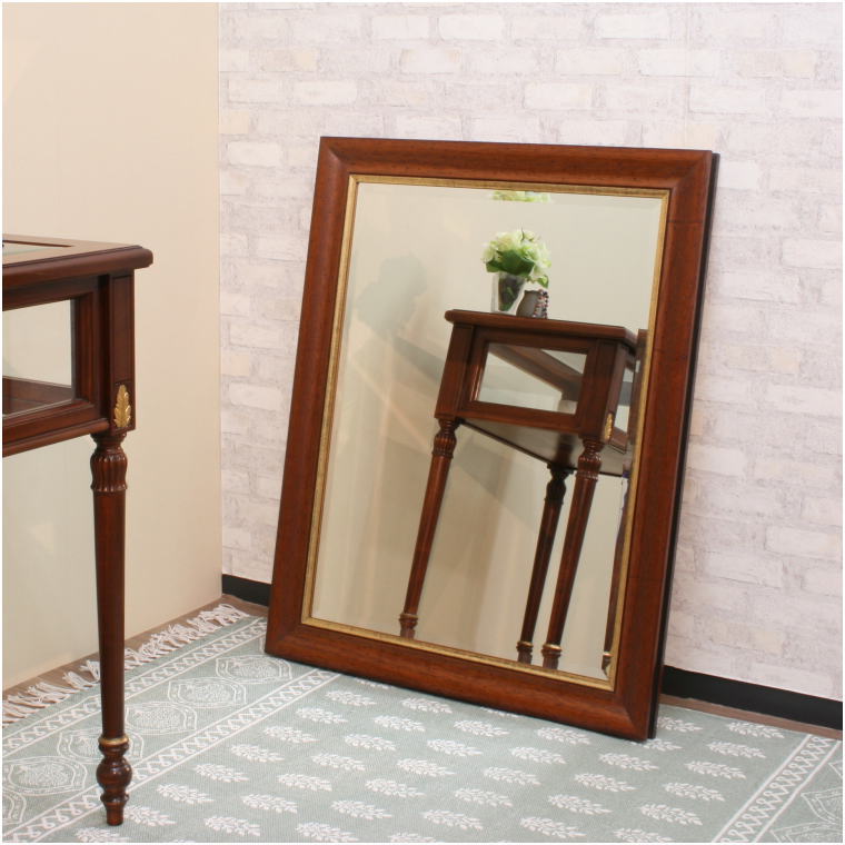 ミラー 鏡 fa1846 ウッディーウォールミラー 壁掛けミラー