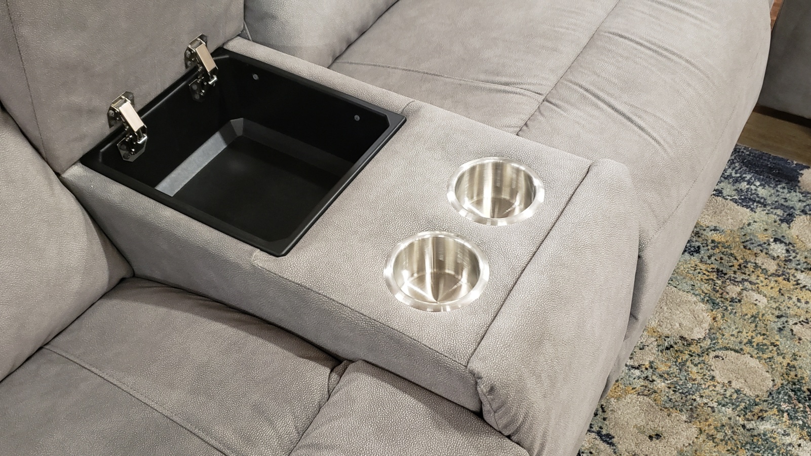 889 Stanton Loveseat - Weekend Walks Shitake | Old Cannery Furniture