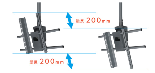 DH-460｜ディスプレイ天吊金具｜取付金具（ハンガー）｜製品情報｜オーエス