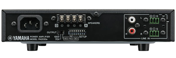 YAMAHAのパワーアンプ、PA2030aのご紹介です。