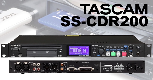 TASCAM/ステレオオーディオレコーダー/SS-CDR200 -DJ機材アナログ