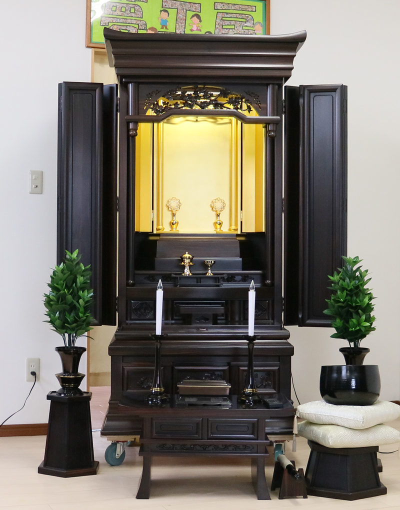 創価学会 厨子型 中古仏壇 570 「25金剛桜」金剛堂 :国産 定価