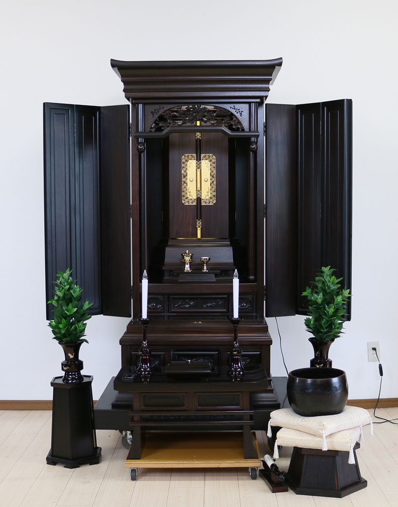 創価学会 厨子型 中古仏壇 560 「22金剛桜」金剛堂 :国産 定価￥1